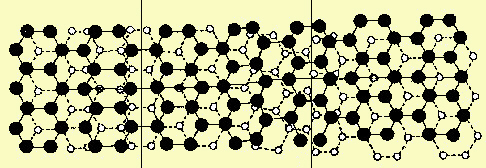 difetto reticolare tra due strati di grafite