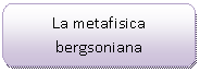 Rounded Rectangle: La metafisica bergsoniana